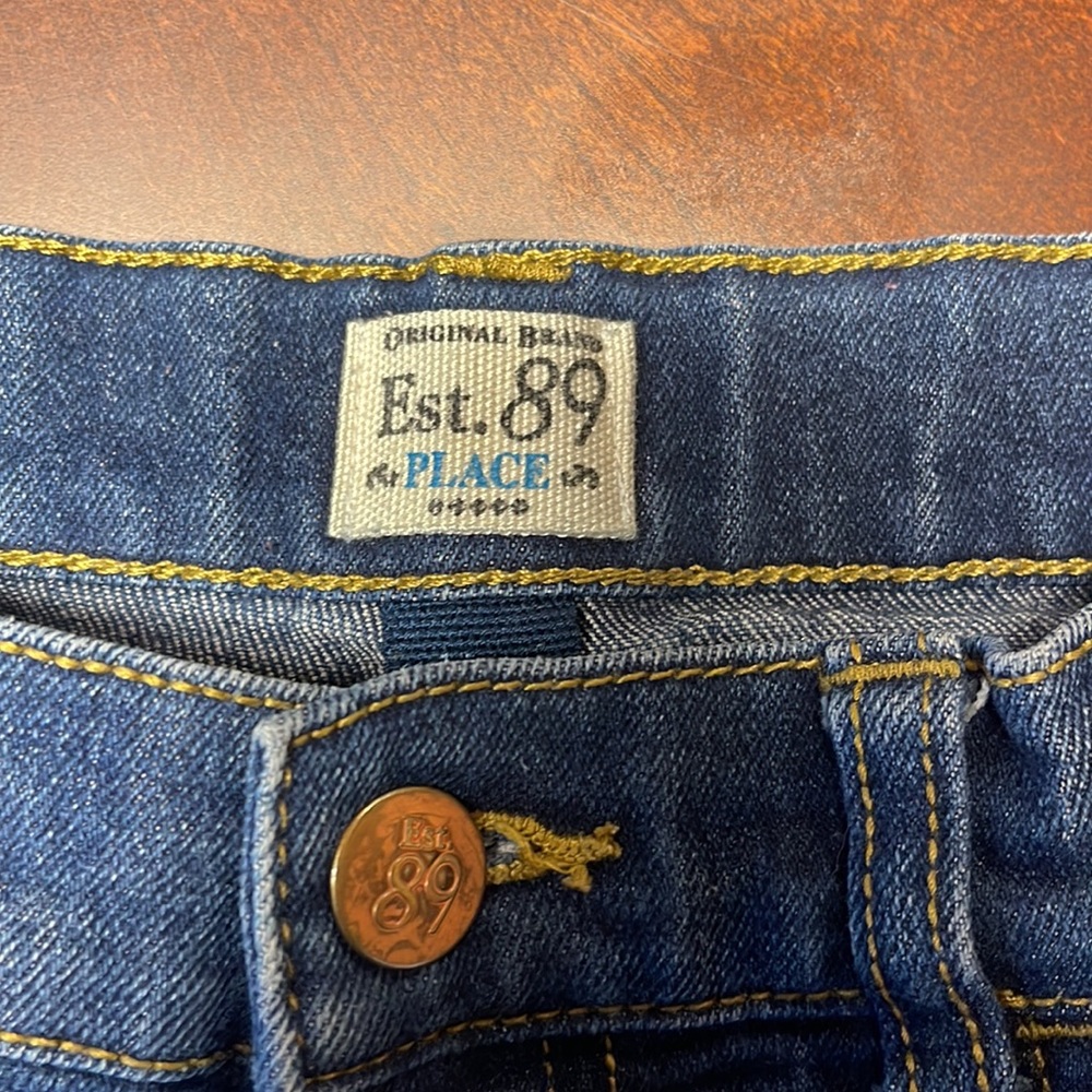 Girls size 12 skinny jeans, dark wash. No flaws. Smoke free!! - Picture 3 of 5